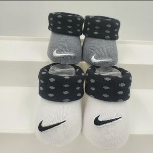 2 Pair Nike Baby Boys Booties